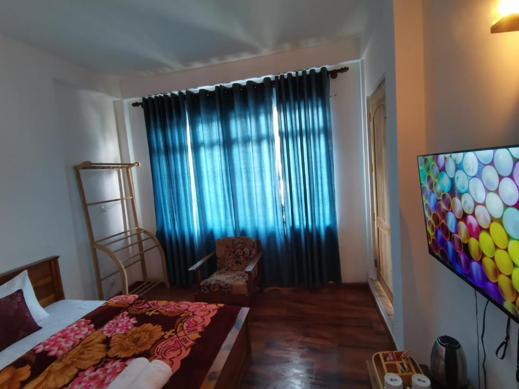 Postel nebo postele na pokoji v ubytování Rv Budget Home