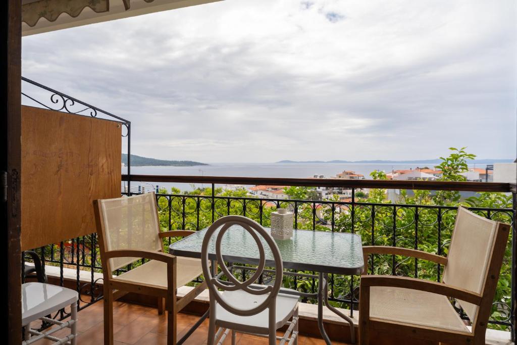 Balkón nebo terasa v ubytování House Mistral