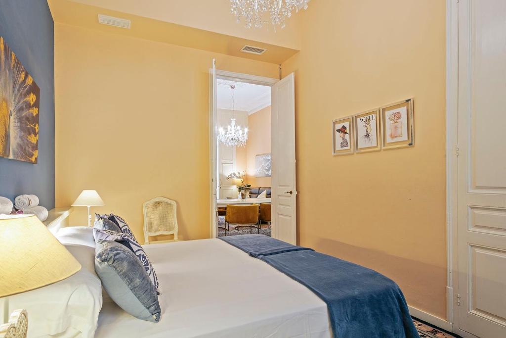 Postel nebo postele na pokoji v ubytování Villa Modernista