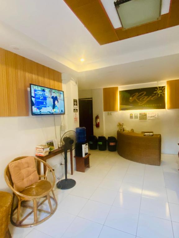TV a/nebo společenská místnost v ubytování Raje Residence