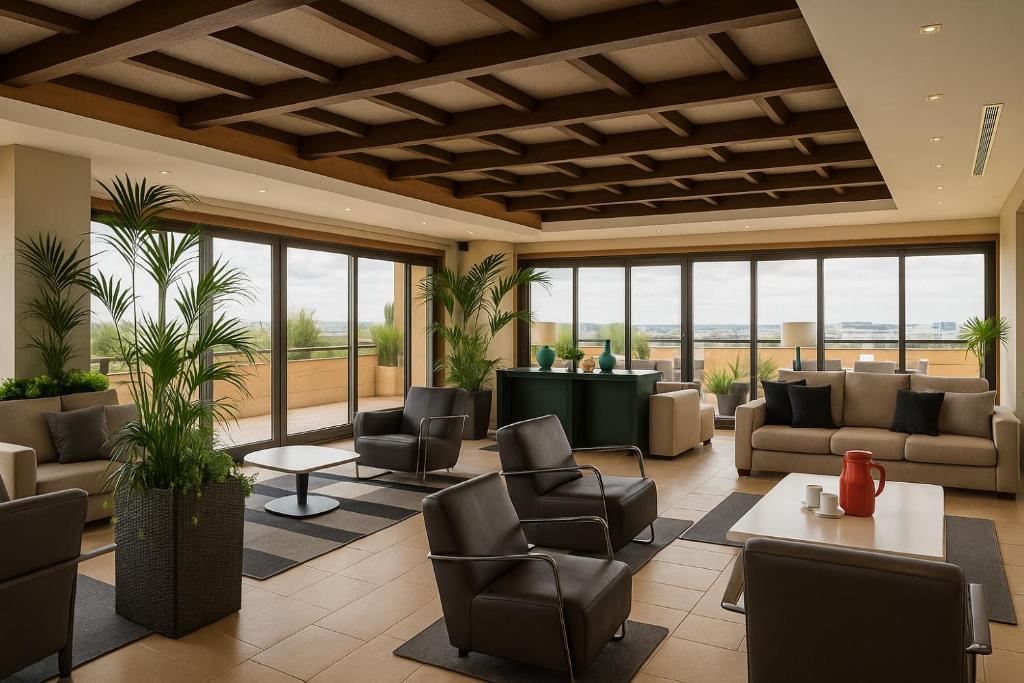 Posezení v ubytování Penthouse Sea View - Valle Romano Golf