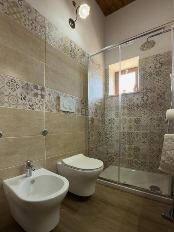 Koupelna v ubytování B&B Vatra
