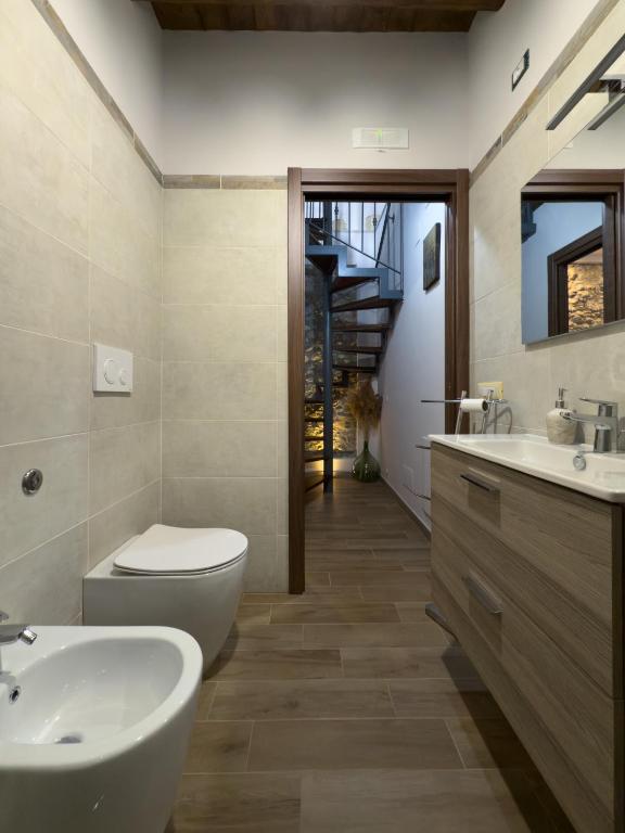 Koupelna v ubytování B&B Vatra