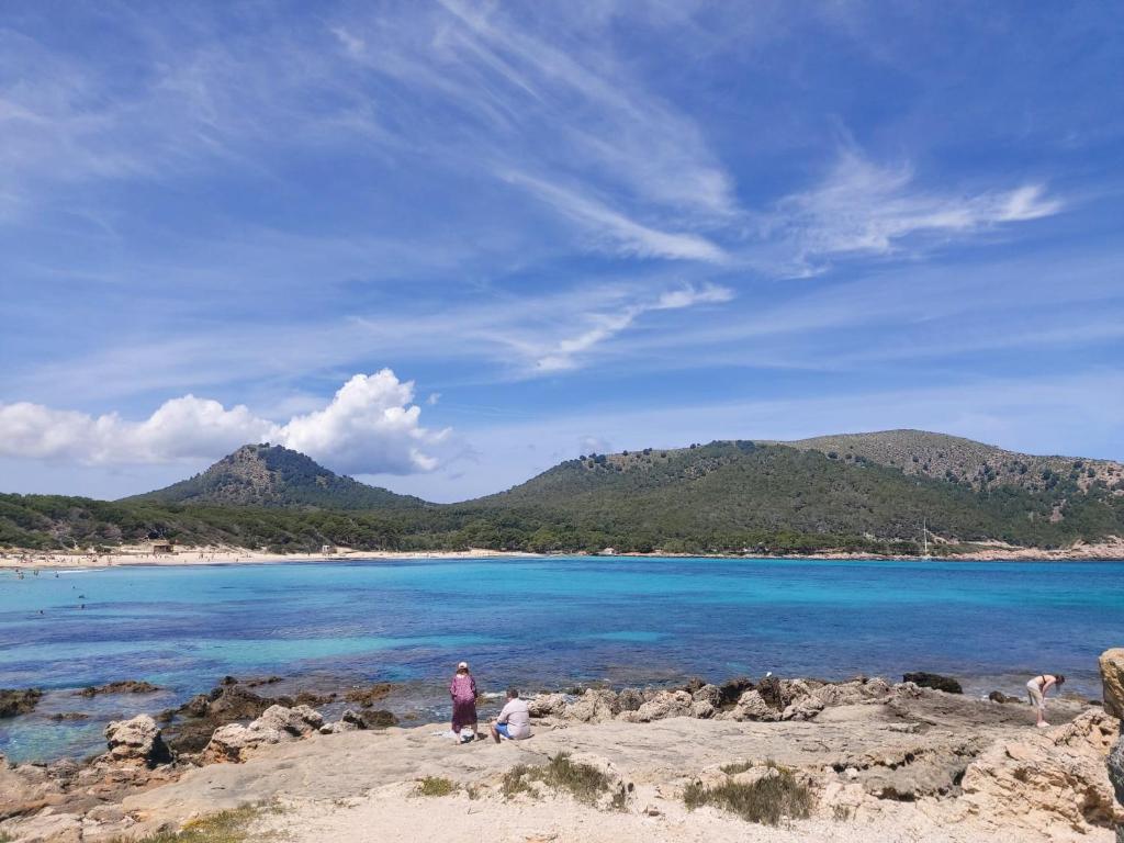 Naturlandskabet i nærheden af villaen
