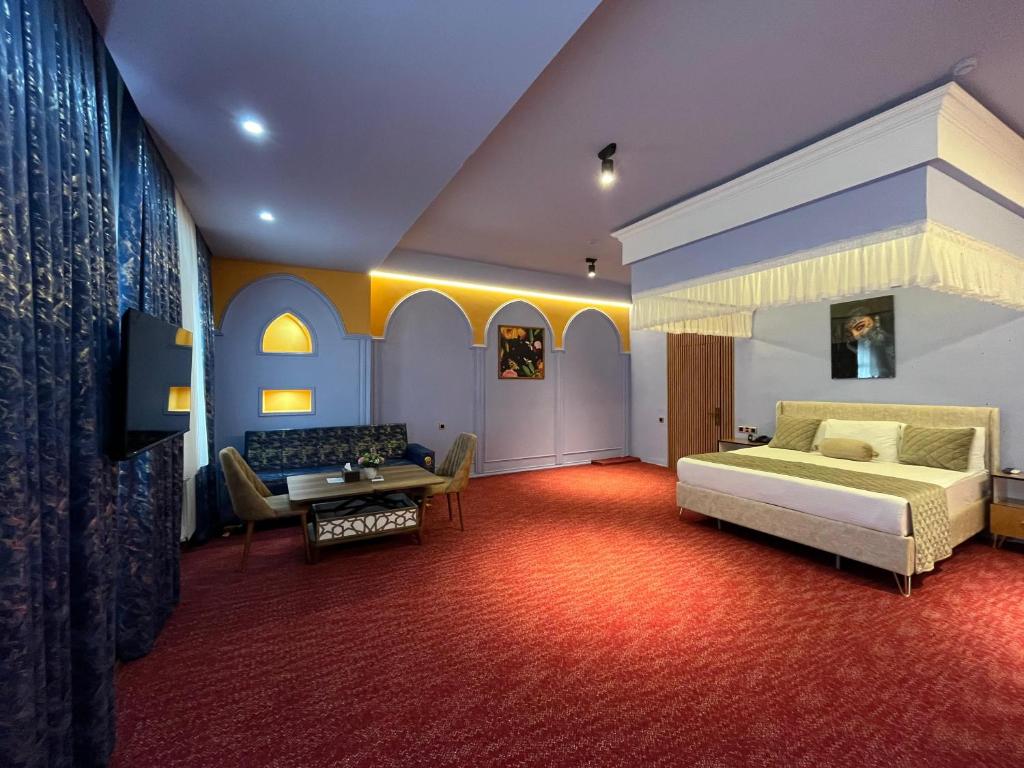 Posezení v ubytování Dashli Gala Hotel Ganja