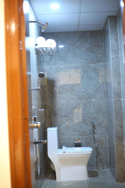 Koupelna v ubytování Elysium Suites