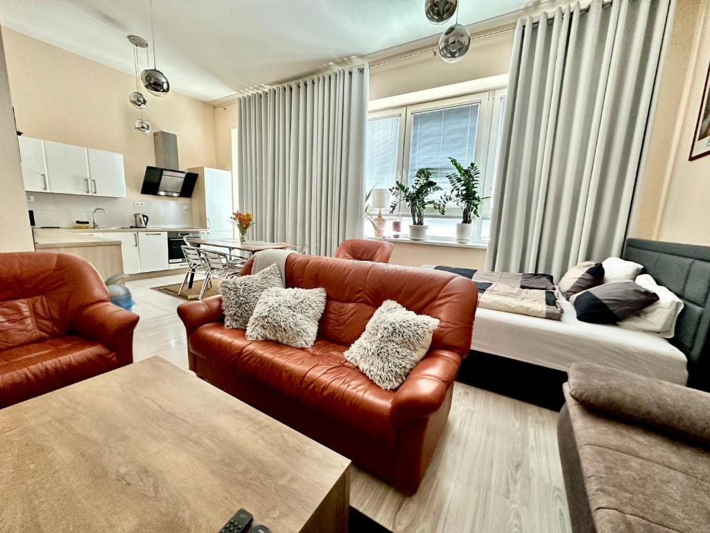 Χώρος καθιστικού στο Princess main square apartment