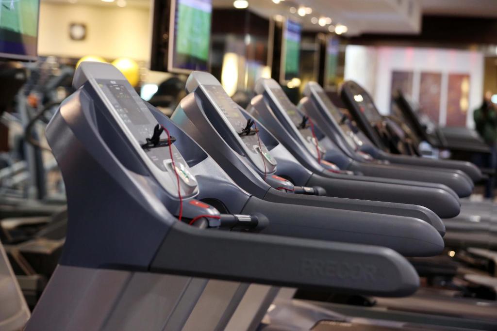 Fitness centrum a/nebo fitness zařízení v ubytování Hotel Reina Isabel