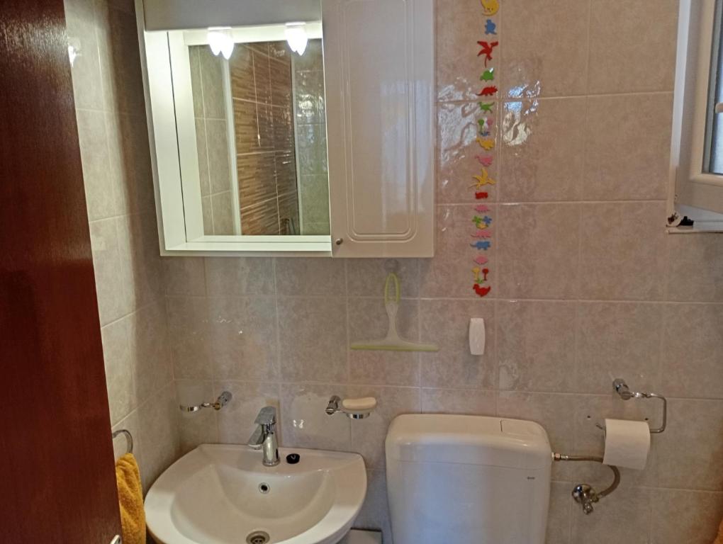 Koupelna v ubytování Apartment Dora 1 Jakišnica