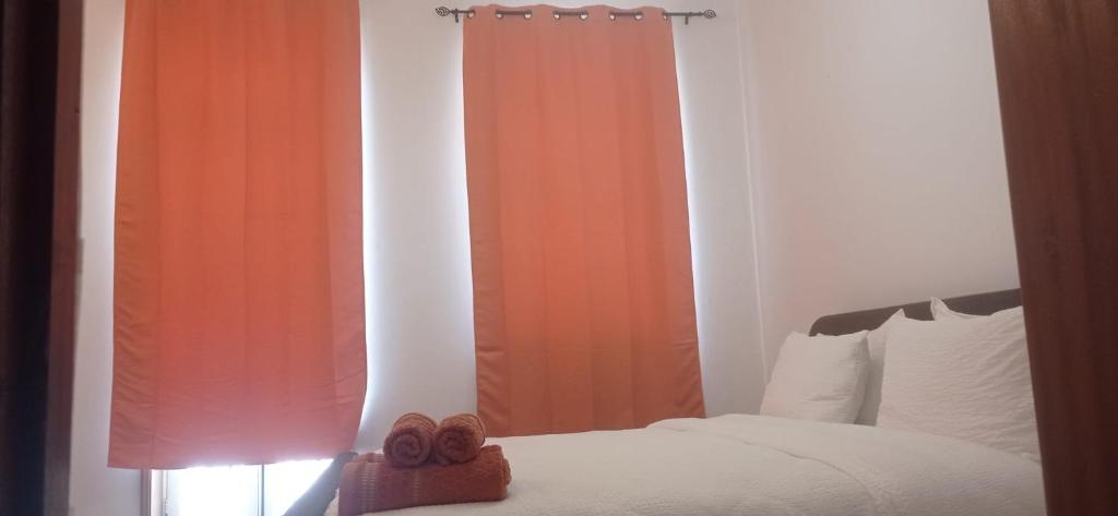 Postel nebo postele na pokoji v ubytování Marsus
