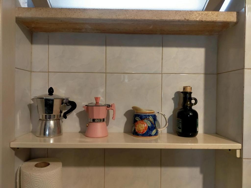 Príslušenstvo na prípravu kávy alebo čaju v ubytovaní Casa La Ronza