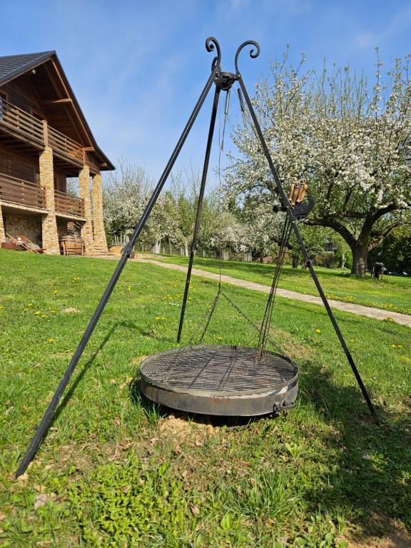 Vonkajšia záhrada v ubytovaní Siedlisko na Winnicy