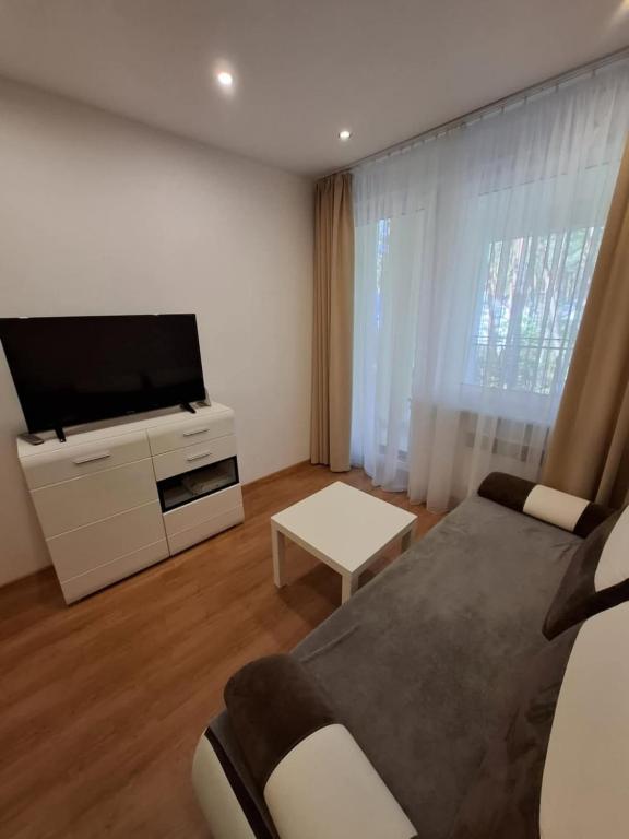 TV a/nebo společenská místnost v ubytování Blue Mare - Duży balkon
