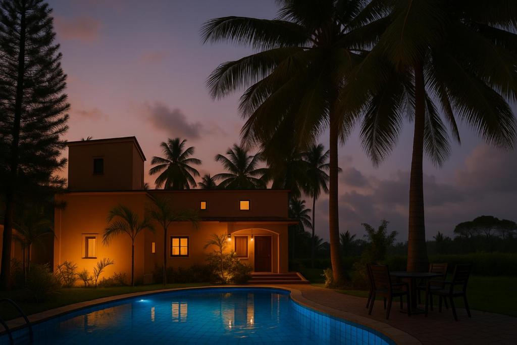 Bazén v ubytování Casa Da Village Calangute Goa nebo v jeho okolí