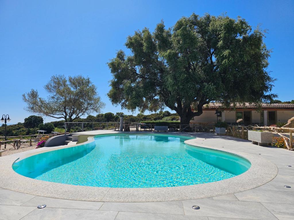 Bazén v ubytování Hotel Pranos Turismo Rurale Cala Gonone nebo v jeho okolí