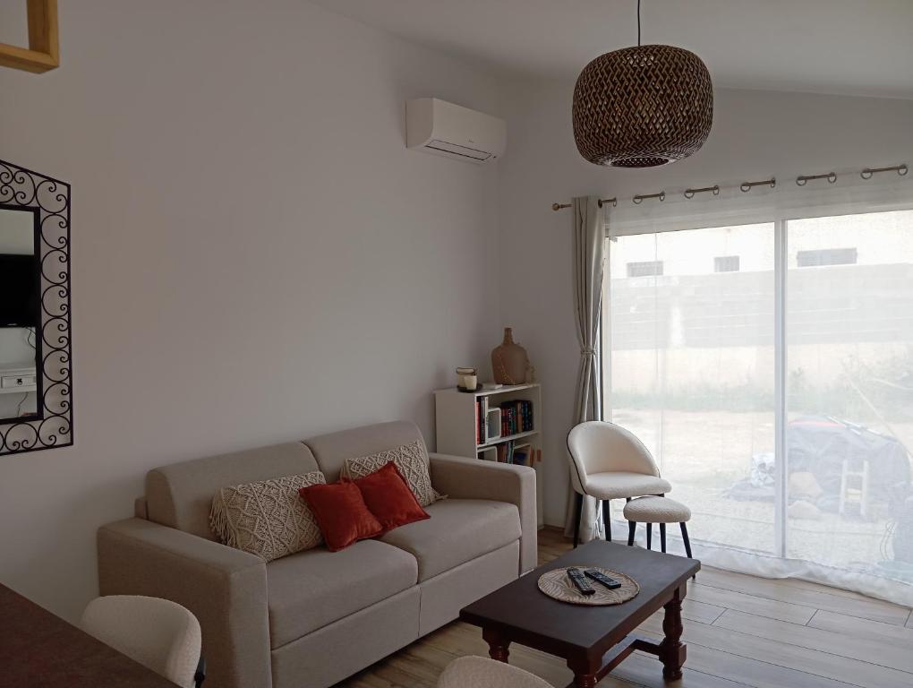 Posezení v ubytování Maisonnette 55m2 Lozari