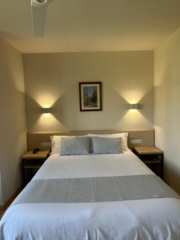 Postel nebo postele na pokoji v ubytování Hotel Balaguer