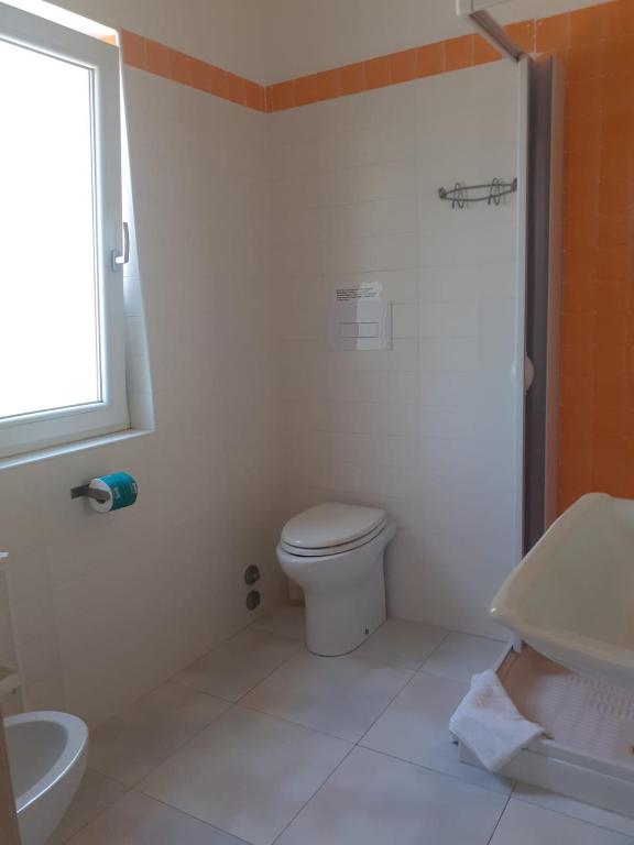 Koupelna v ubytování B&B Torre del lago 2