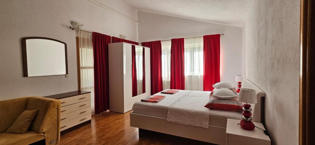 Postel nebo postele na pokoji v ubytování AS Brela