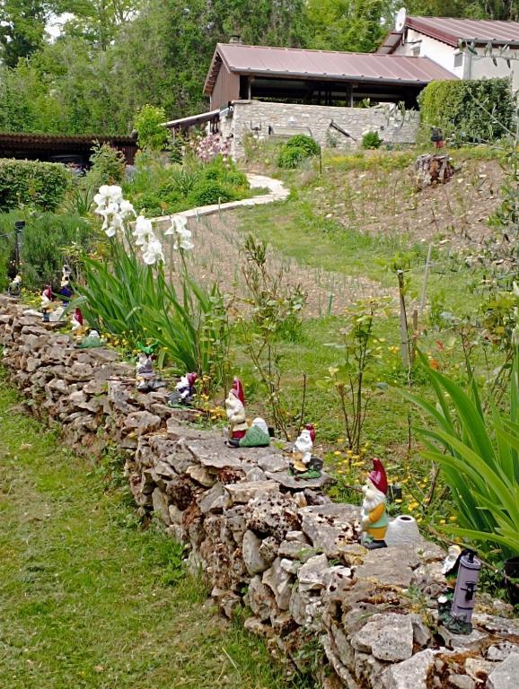 Zahrada ubytování Gîte l'Olivianne