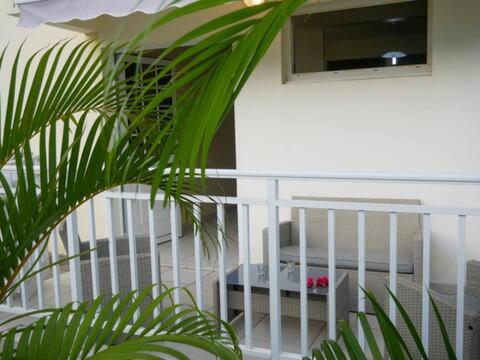 Balkón nebo terasa v ubytování Rubis Appartement - Magnifique F3