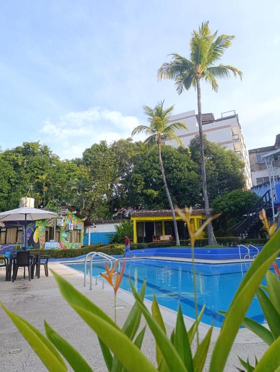 Bazén v ubytování Hotel Palma Paraíso nebo v jeho okolí