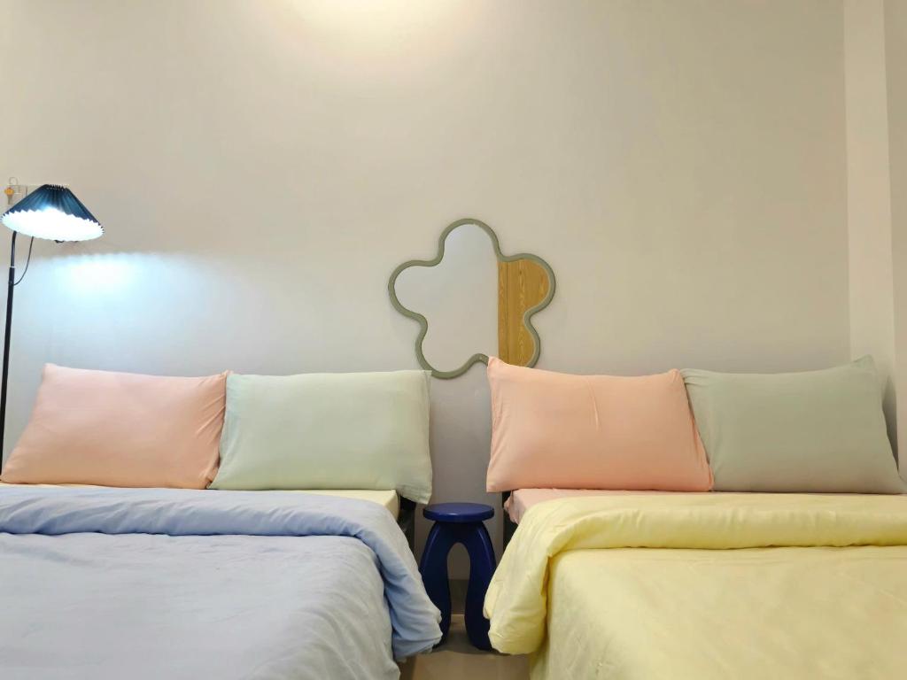 Letto o letti in una camera di An Home - Phòng đơn ngay bãi sau Vũng Tàu