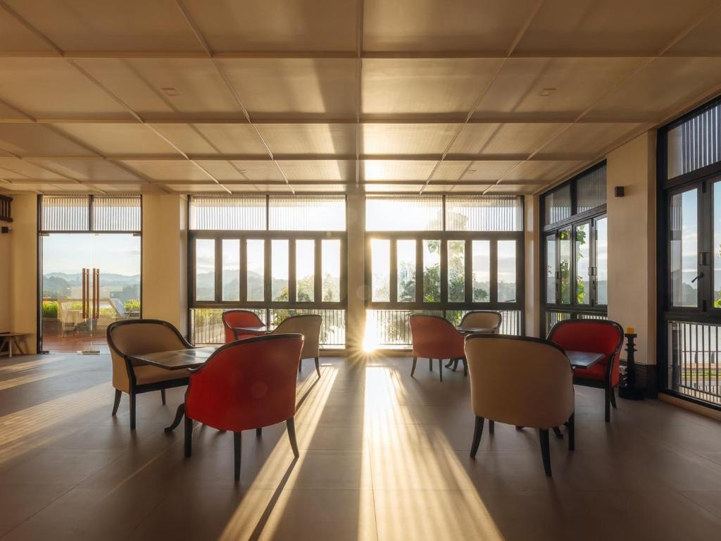 Area soggiorno di Fortune Riverview Hotel Chiang Khong
