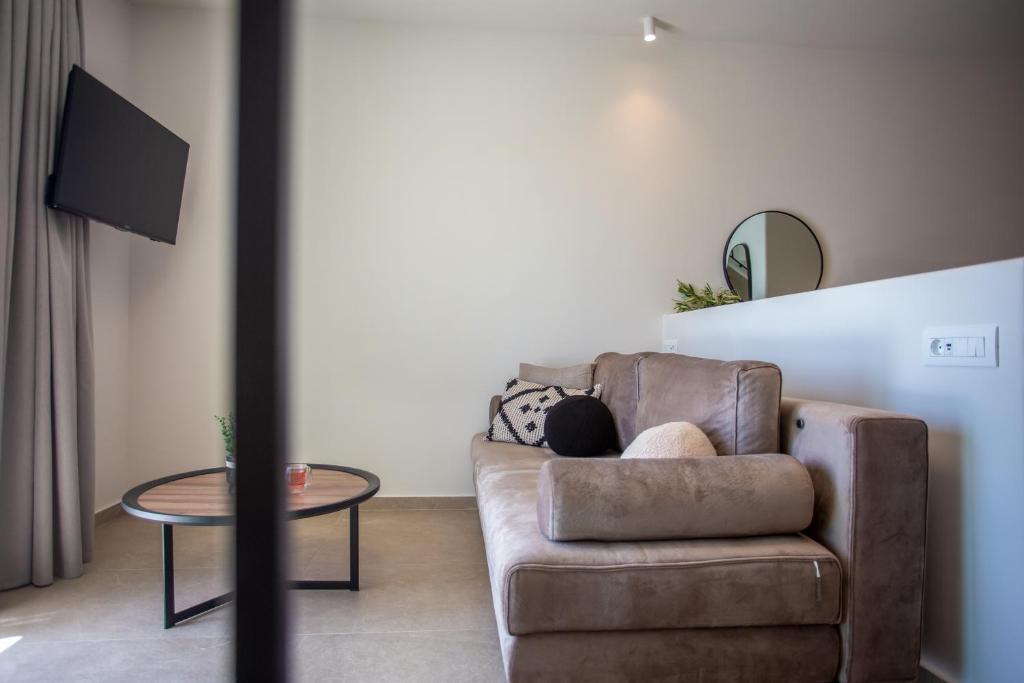 A television and/or entertainment centre at Only yours , Mykonos