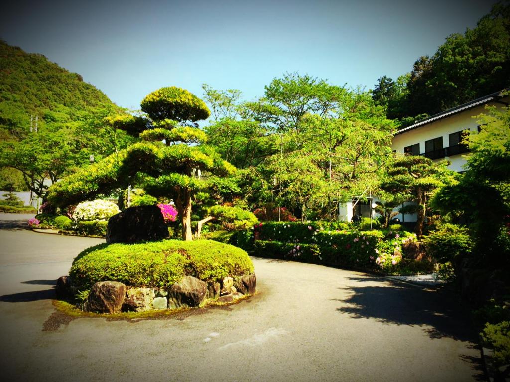 Zahrada ubytování Okumizuma Onsen