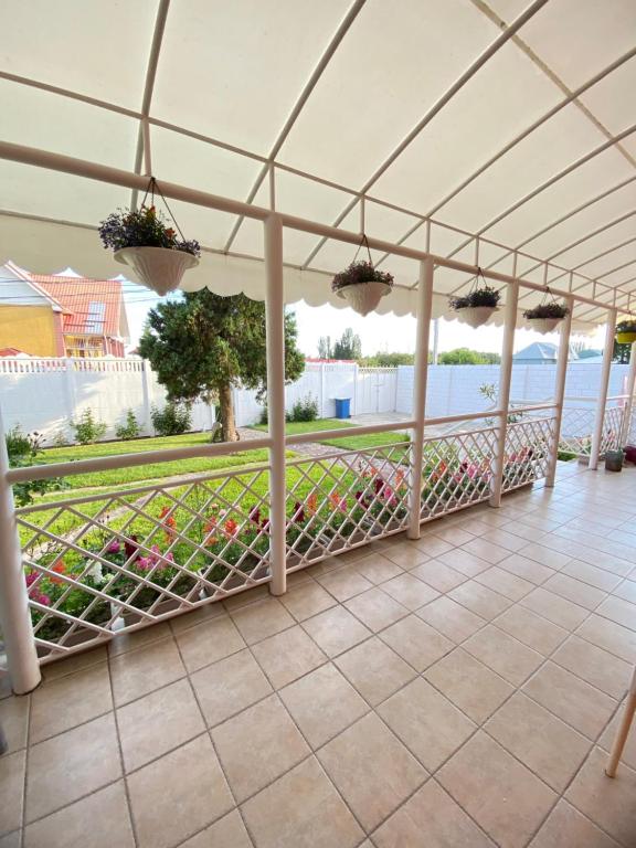 Balkón nebo terasa v ubytování Osobyi Guest house