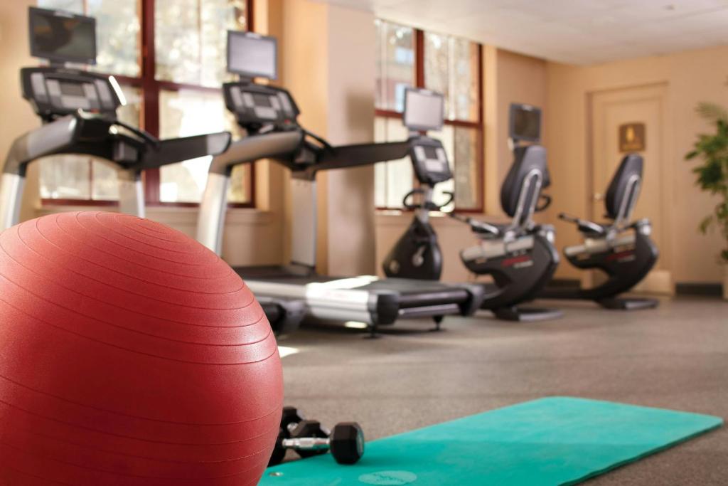 Fitness centrum a/nebo fitness zařízení v ubytování Marriott's Timber Lodge