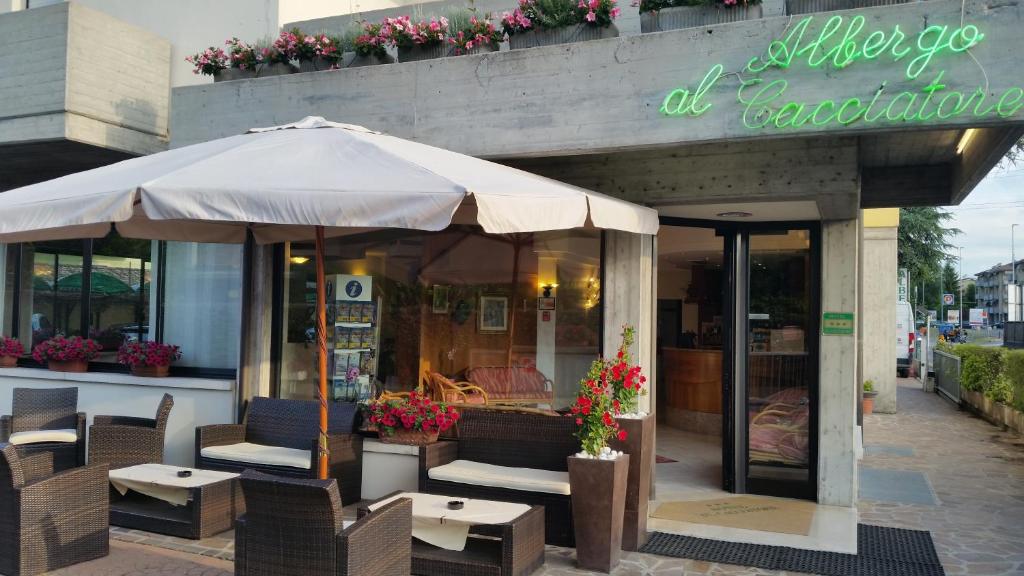 Posezení v ubytování Albergo Al Cacciatore