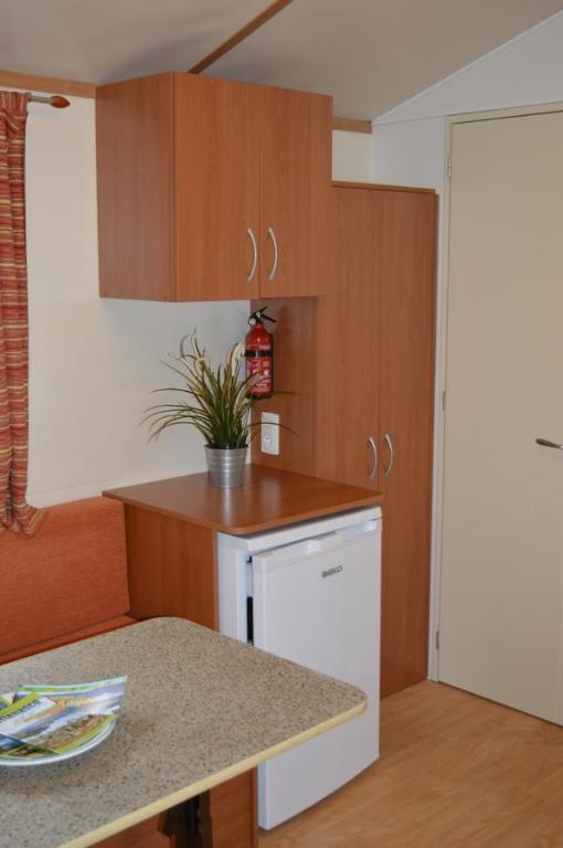 Kuchyň nebo kuchyňský kout v ubytování Camping Royal