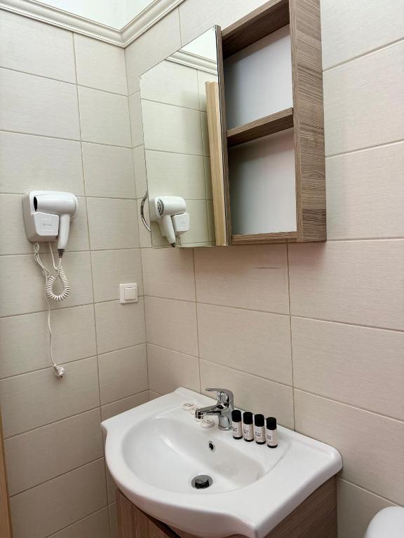 Koupelna v ubytování Serenity home