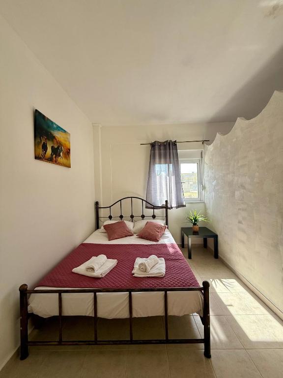 Postel nebo postele na pokoji v ubytování Serenity home