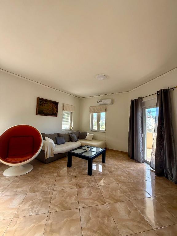 Posezení v ubytování Serenity house