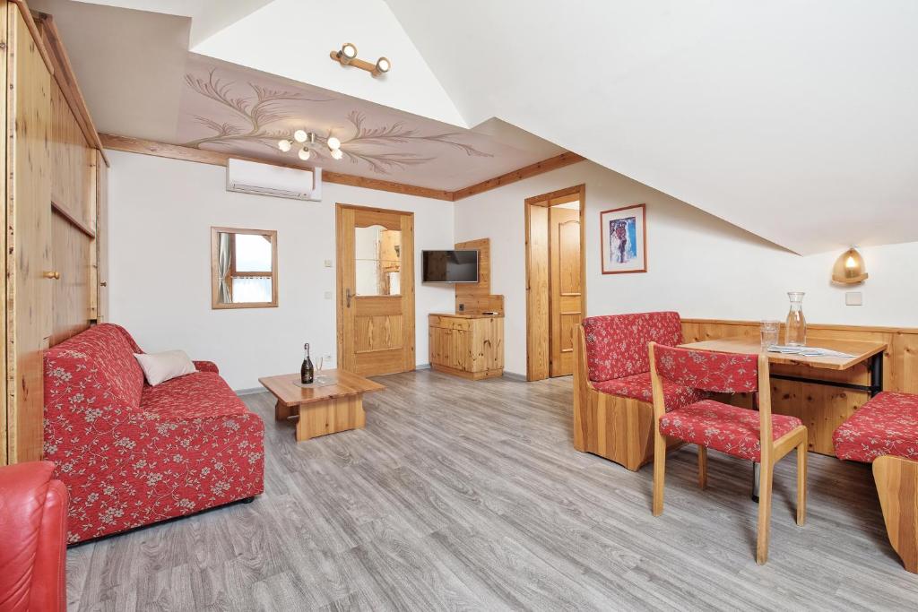 Posezení v ubytování Appartement Haus Drobollach