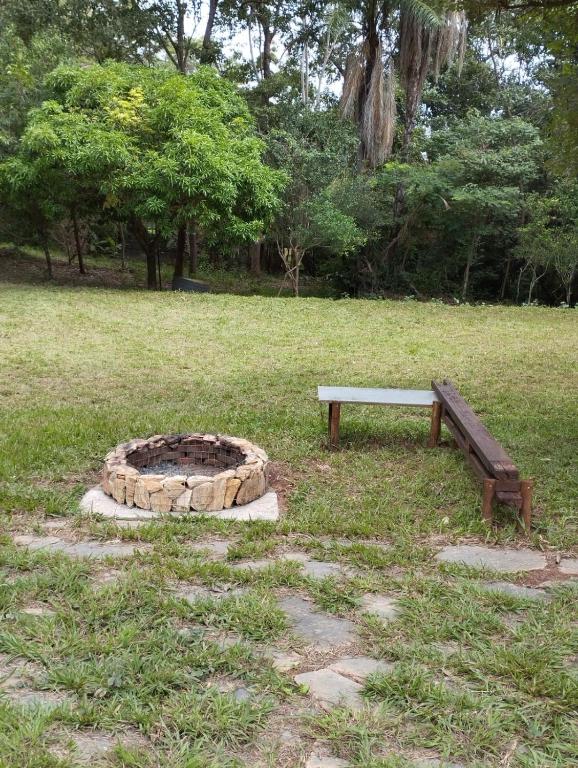 Zahrada ubytování Sitio Vale dos Sonhos I O mais aconchegante de Lagoa Santa