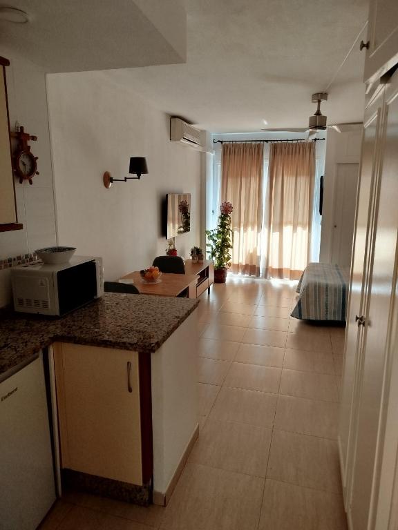 Kuchyň nebo kuchyňský kout v ubytování Estudio 629 en Edificio Minerva - Benálmadena