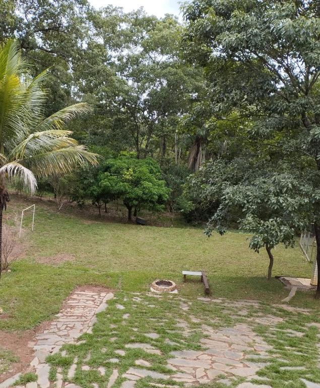 Zahrada ubytování Sitio Vale dos Sonhos I O mais aconchegante de Lagoa Santa