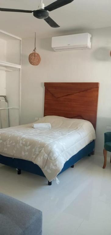Postel nebo postele na pokoji v ubytování Casa Playa