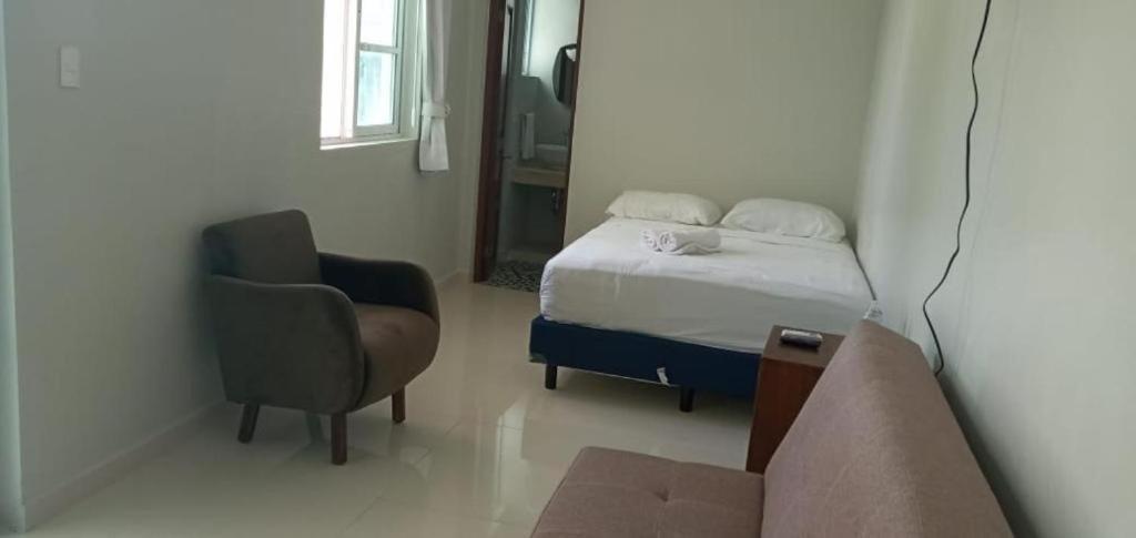 Postel nebo postele na pokoji v ubytování Casa Playa