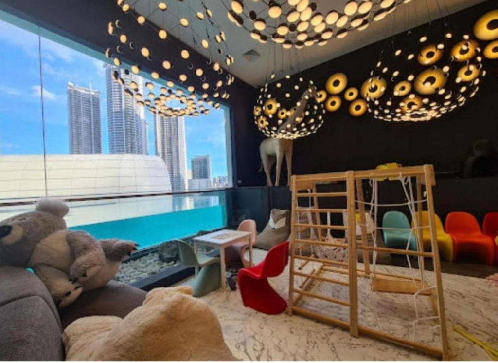 Posezení v ubytování Novotel Residence Hotel Manila by Jolly Luxe Suites at Acqua