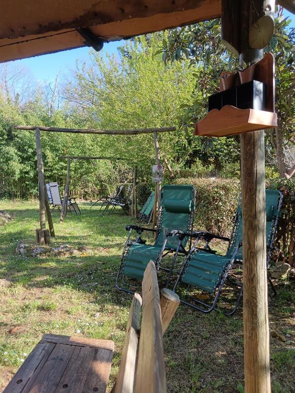 Zahrada ubytování Camere nel bosco sulla Via Francigena