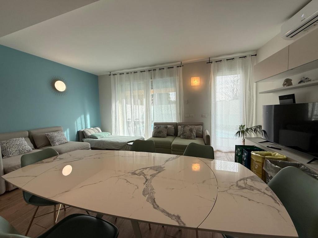 Część wypoczynkowa w obiekcie Appartamento in città con Giardino e Piscina privati