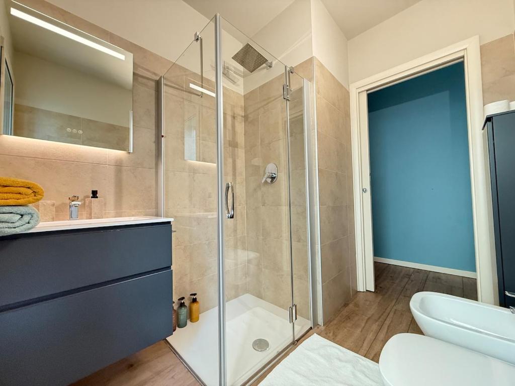Łazienka w obiekcie Appartamento in città con Giardino e Piscina privati
