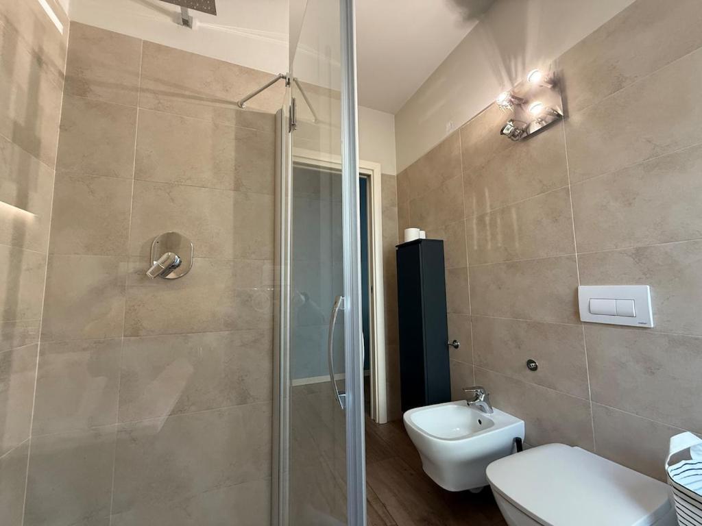 Łazienka w obiekcie Appartamento in città con Giardino e Piscina privati