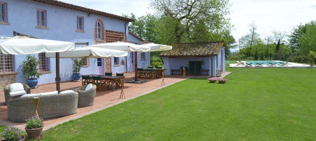 Vonkajšia záhrada v ubytovaní Casa Fontanino