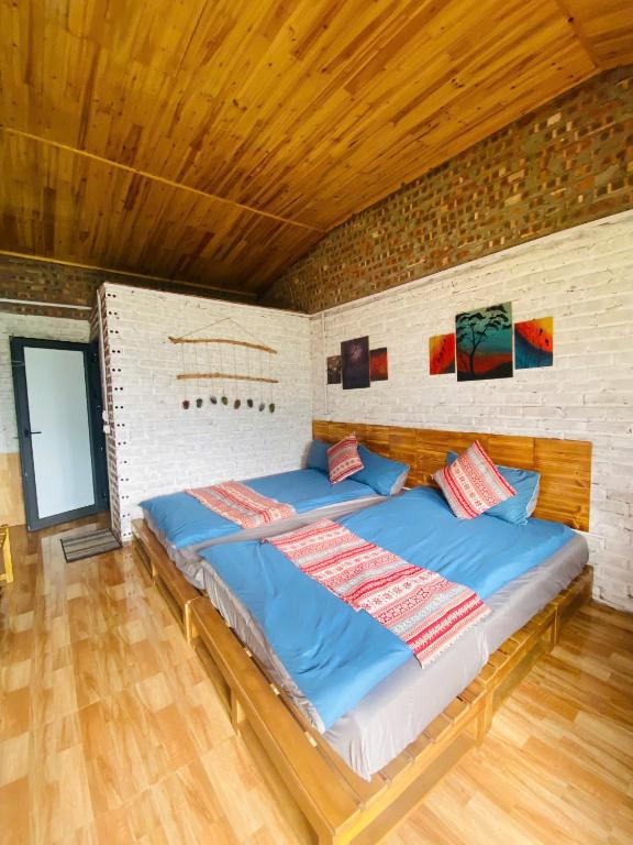 Postel nebo postele na pokoji v ubytování The Link farmstay